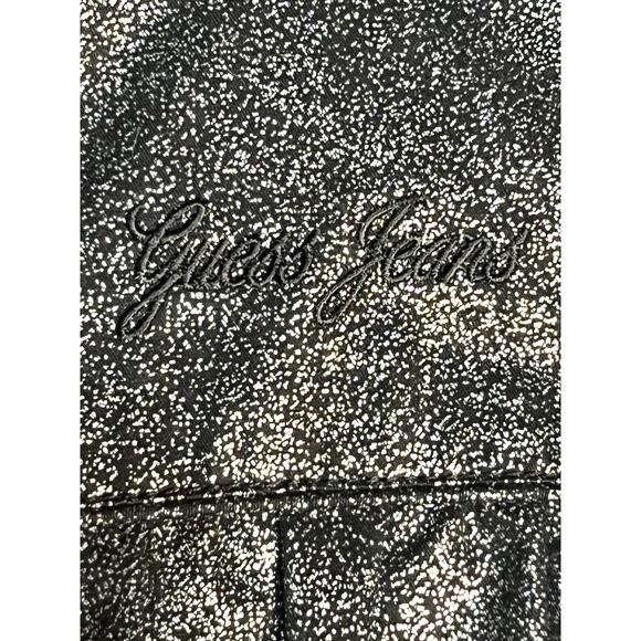 Guess Trench Coat Jacket Single Breasted Belted‎ Metallic Charcoal Gray Womens S - Picture 11 of 14